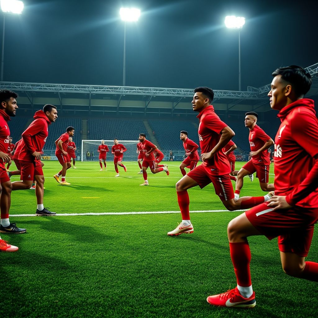 半岛体育官网-利物浦体能训练升级，备战摩洛哥瓦赫达半决赛