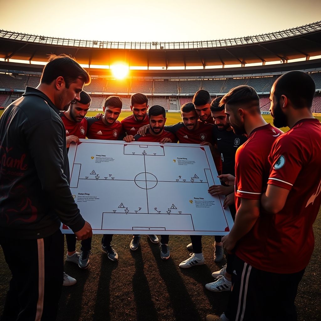 半岛体育官网入口-阿尔艾因赛前战术会议，细节决定比赛胜负